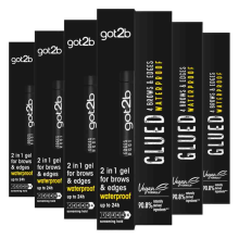 6X Got2b Glued 4 Brows & Edges Waterproof 16 ml