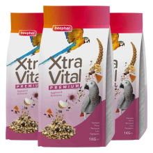 3X Beaphar XtraVital Papegaai 1 kg