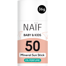2X Naif Baby & Kids Sun Zonnebrand Stick SPF 50 36 gr