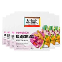 6X Fairtrade Original Boemboe Bami Goreng 75 gr