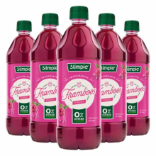 5X Slimpie Siroop Framboos 650 ml