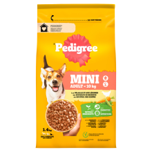 Pedigree Adult Hondenbrokken Mini Kip 1,4 kg