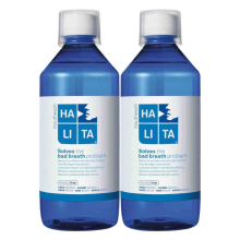 2X Halita Mondwater Frisse Adem 500 ml