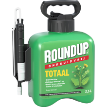 4X Roundup AC Totaal Onkruidvrij Onkruiddrukspuit 2,5 liter