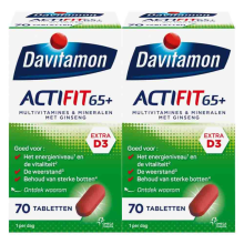 2X Davitamon Actifit 50+ Omega 3 Visolie 90 capsules