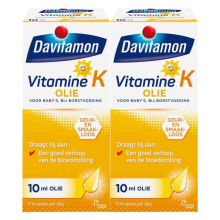 2X Davitamon Vitamine K Olie 10 ml
