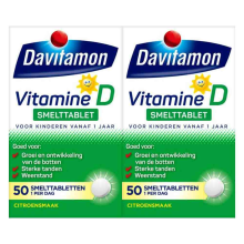 2X Davitamon Vitamine D Kind 50 smelttabletten
