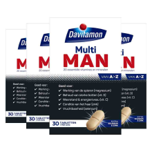 4X Davitamon Multi Man 30 tabletten