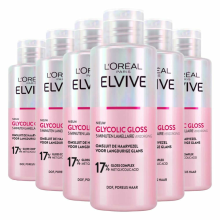 6X L'Oréal Post Conditioner Elvive Glycolic Gloss 200 ml