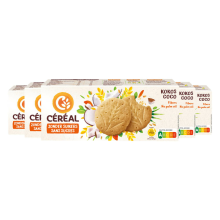 5X Céréal Kokoskoekjes 132 gr