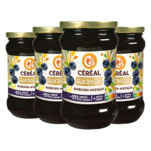 4X Céréal Jam Bosbessen 320 gr