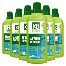 6X KB Easy Afvoer Ontstopper Concentraat 750 ml