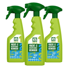 3X KB Easy Vocht  & Weerplekken Reiniger Spray 500 ml