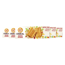 5X Céréal Koekjes Sesam 230 gr