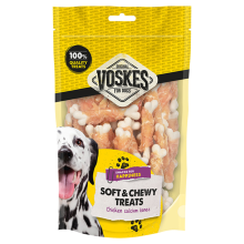 15X Voskes Hondensnack Calcium Botjes Kip 400 gr