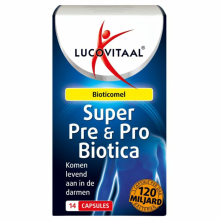2X Lucovitaal Super Pre & Probiotica 120 Miljard Bacteriën 14 capsules
