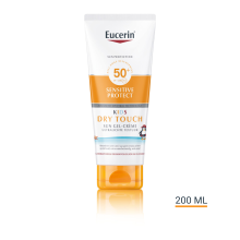 2X Eucerin Sun Sensitive Protect Dry Touch Kids Gel Crème SPF50+ 200 ml