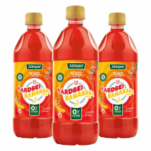 3X Slimpie Siroop Kids Aardbei Bananana 580 ml
