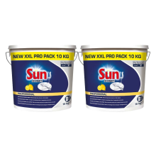 2X Sun Professional Vaatwaspoeder Korte Wascyclus Citroen Pro Formula 10 kg