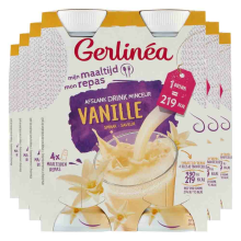 6X Gerlinea Mijn Maaltijd Afslank Drink Vanille 4 x 236 ml