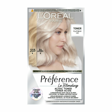 2X L'Oréal Préférence Le Blonding Permanente Haarkleuring 01 Platinum Ice