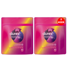 2X Durex Condooms Pleasure Me 40 stuks