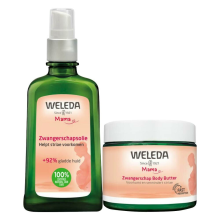Weleda Mommy to be   Zwangerschapsolie 1 x 100 ml & Zwangerschap Body Butter 1 x 150 ml   Pakket