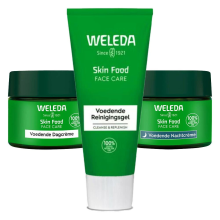 Weleda Skin Food Routine   Voedende Dagcréme 1 x 40 ml, Voedende Nachtcréme 1 x 40 ml & Reinigingsgel 1 x 75 ml Pakket