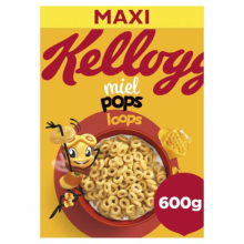 7X Kellogg's Honey Loops 600 gr