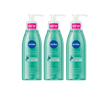 3X NIVEA Derma Skin Clear Reinigingsgel 150 ml