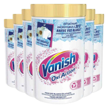 6X Vanish Oxi Action Wasbooster Poeder Whitening 1410 gr