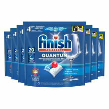 7X Finish Quantum Vaatwastabletten Regular 20 stuks