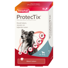 Beaphar ProtecTix Hond Anti Vlo & Teek 10 25 kg 4 pipetten