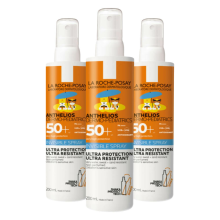 3X La Roche Posay Anthelios UVMUNE Kind Invisible Spray SPF 50+ 200 ml