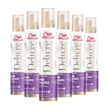 6X Wella Deluxe Pure Fullness Mousse 200 ml