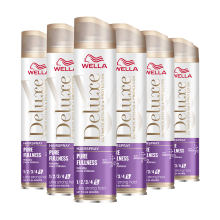 6X Wella Deluxe Pure Fullness Haarspray 250 ml