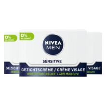 3X NIVEA Men Sensitive Crème 50 ml