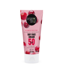 3X Organic Shop Zonnebrandcréme Gezicht SPF 50 Vette huid 50 ml