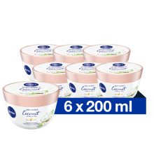 6X NIVEA Body Souffle Coconut en Monoi Olie 200 ml