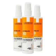 3X La Roche Posay Anthelios Onzichtbare Spray SPF 30 200 ml