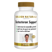 2X Golden Naturals Testosteron Support Vegan 60 tabletten