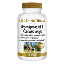 2X Golden Naturals Groenlipmossel & Curcuma longa 180 capsules