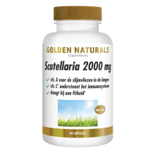 2X Golden Naturals Scutellaria 2000mg 60 vegacapsules