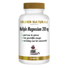 2X Golden Naturals Multiple Magnesium 200mg 60 tabletten