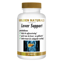 2X Golden Naturals Lever Support Vegan 60 tabletten