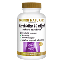 Golden Naturals Microbiotica 10 Miljard 60 vegacapsules