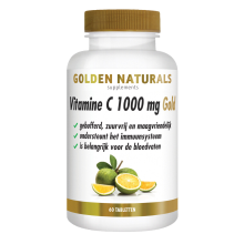 Golden Naturals Vitamine C Gold 1000mg Vegan 60 tabletten
