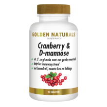 2X Golden Naturals Cranberry & D mannose 90 vegacapsules