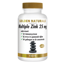 2X Golden Naturals Multiple Zink 25mg 90 tabletten