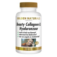 2X Golden Naturals Collageen & Hyaluronzuur 120 tabletten